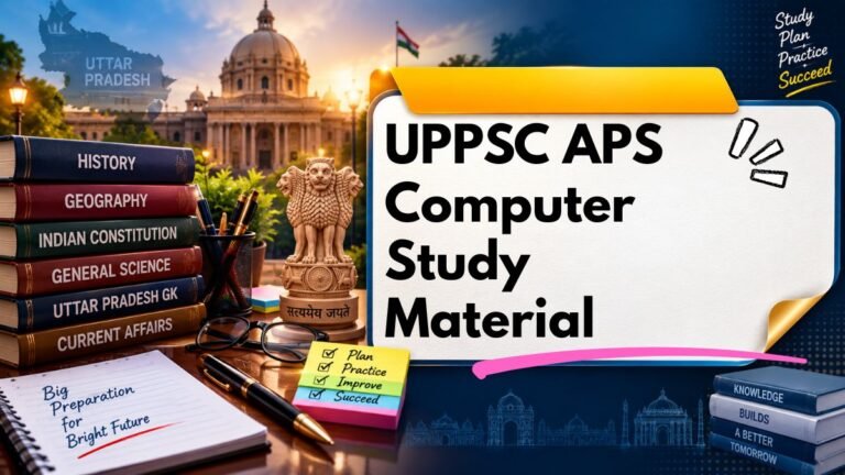 UPPSC APS Computer Study Material