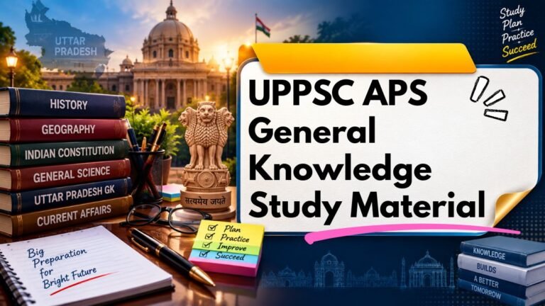UPPSC APS General Knowledge Study Material